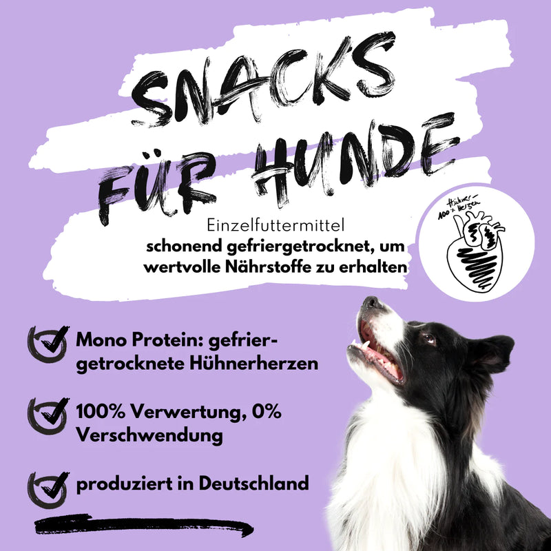 Super Leckerli Hühnerherzen (60g)