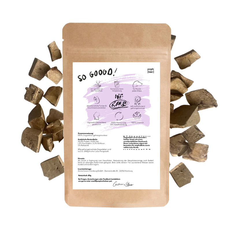 Super Leckerli Ziegenleber (80g)