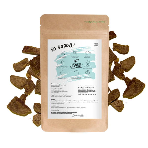 Super Leckerli Muskelfleisch vom Pferd (80g)