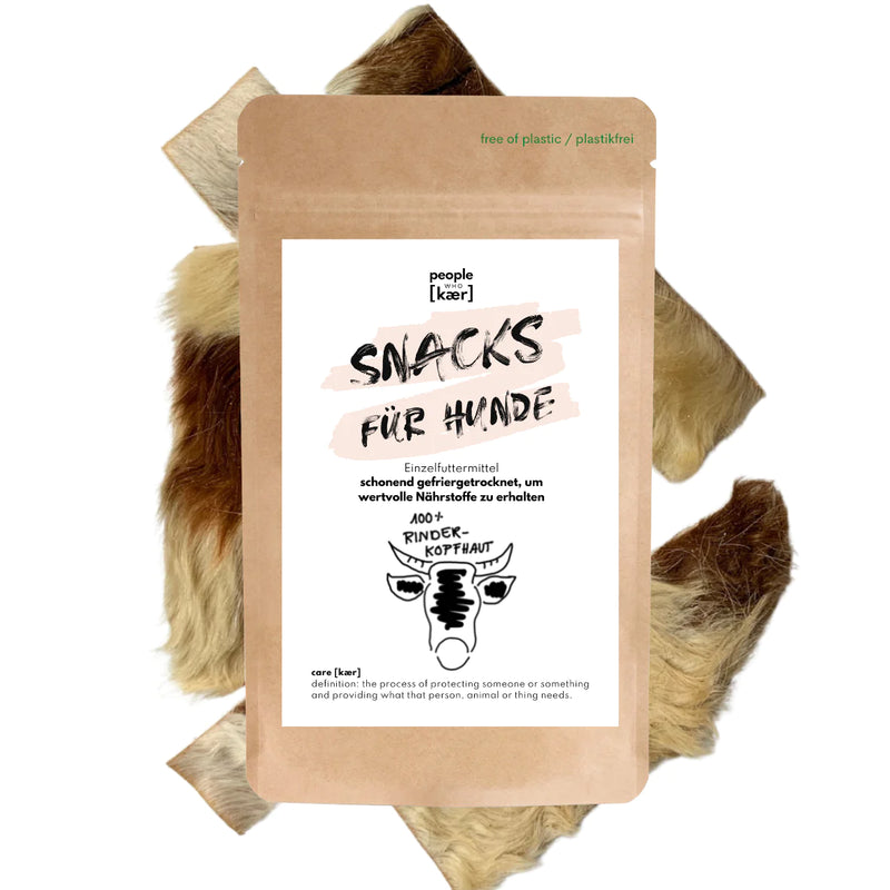 Kau Snack Rinderkopfhaut (170g)