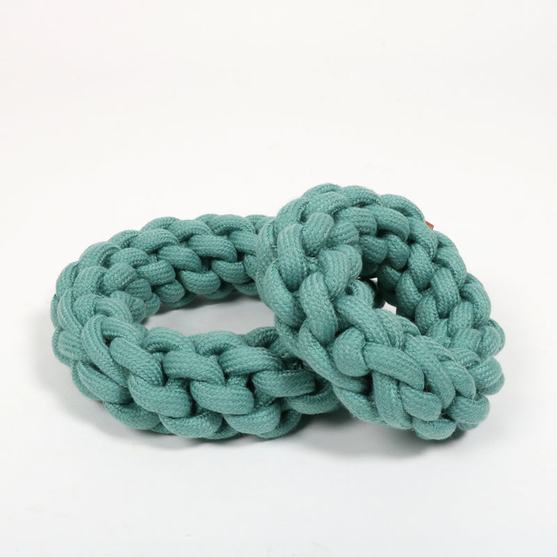 D&D Home Ben geflochtener Ring blau