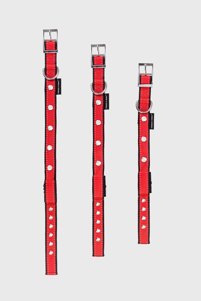 Diamant LED-Leuchthalsband in rot