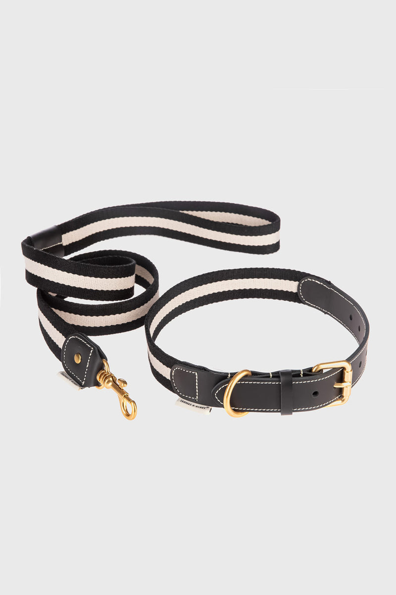 BoHo-Chic </p> Set Hundehalsband und Leine night