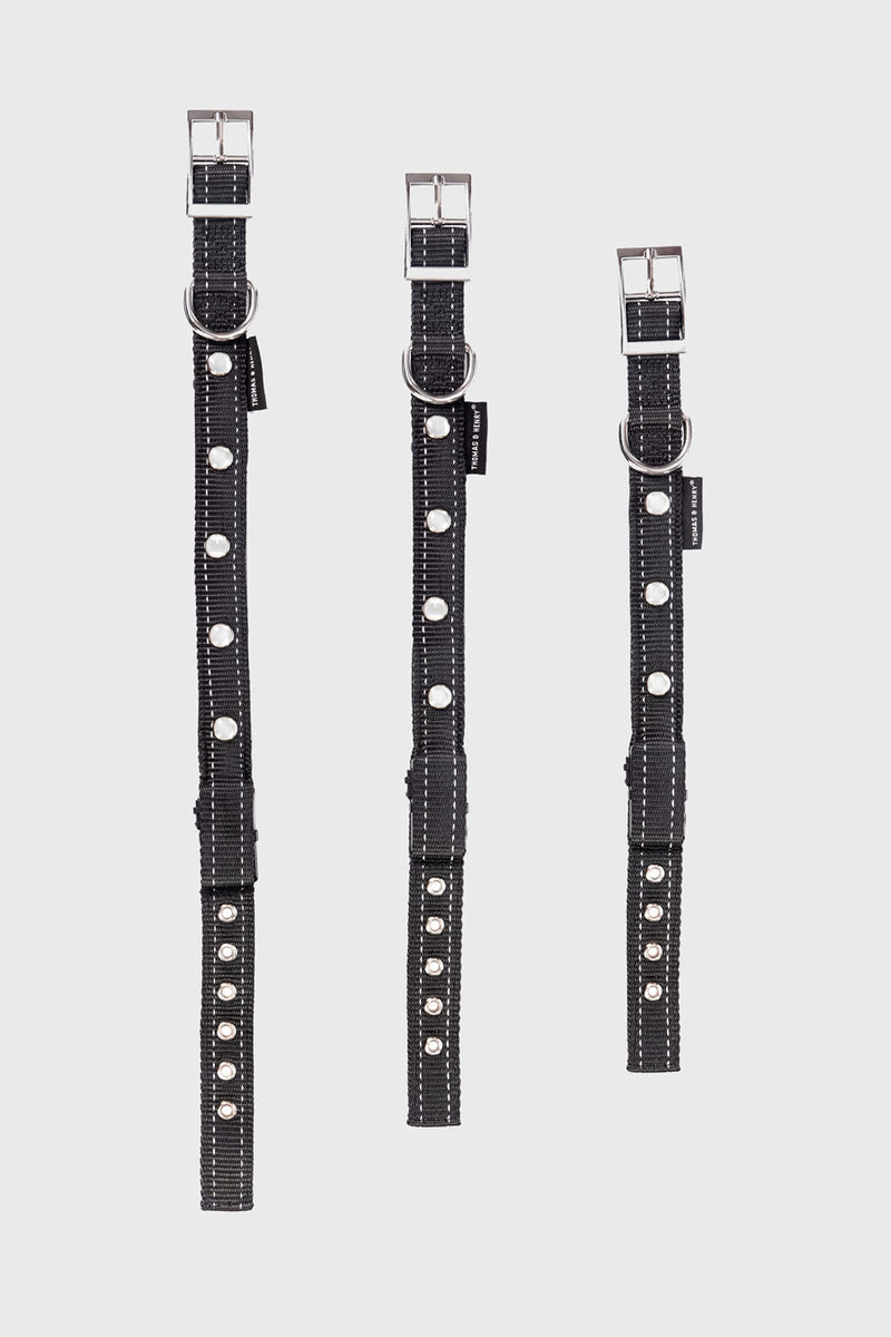 Diamant LED-Leuchthalsband in schwarz