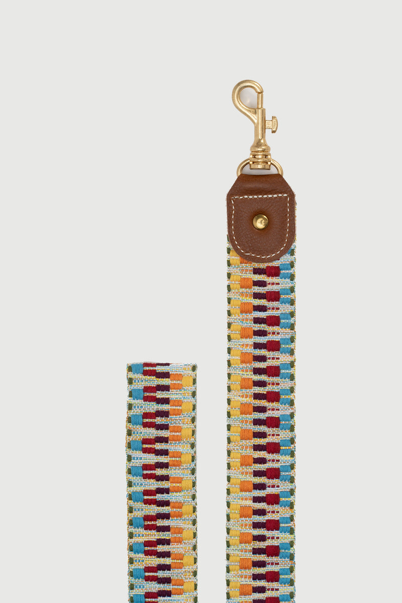 BoHo-Chic </p> Set Hundehalsband und Leine sunset