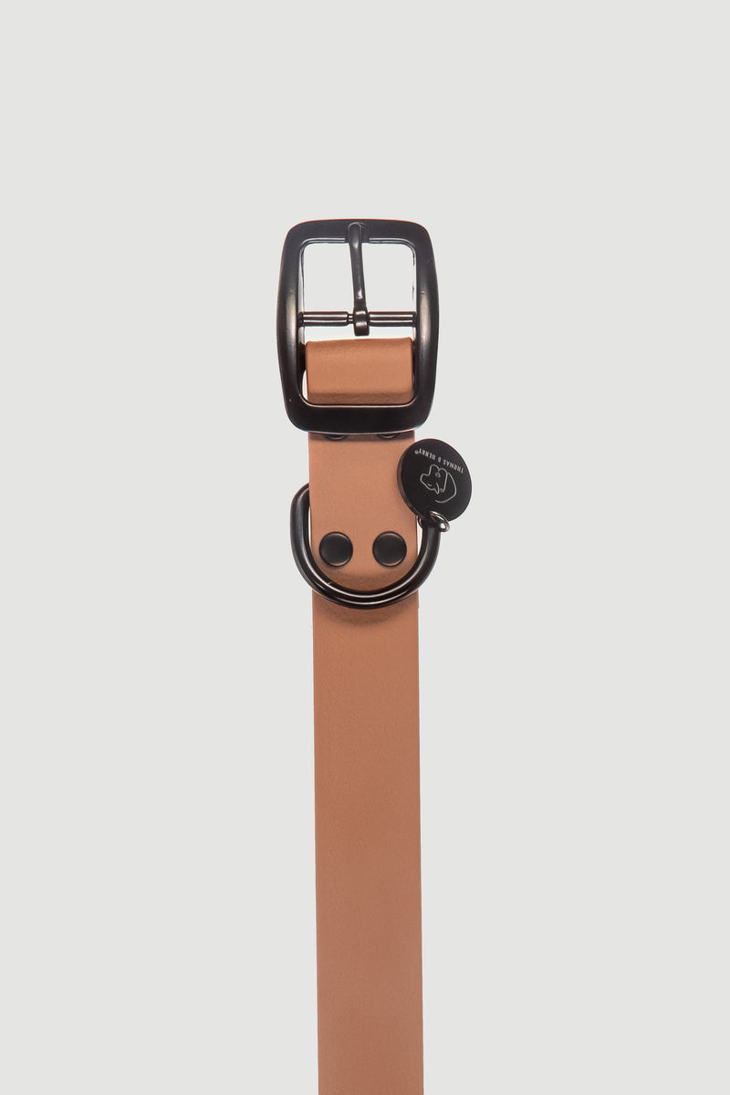Active wear for active dogs </p> Hundehalsband in braun