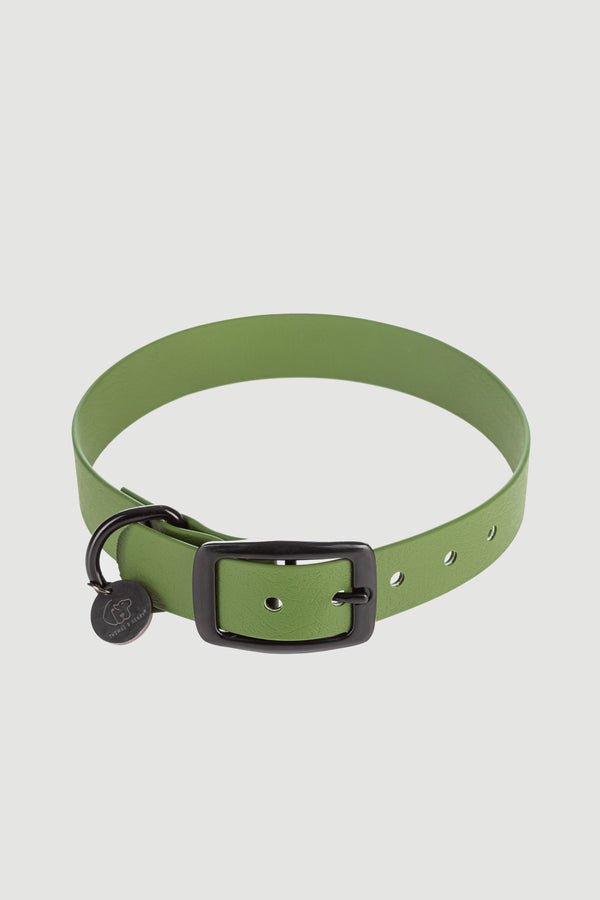 Active wear for active dogs </p> Hundehalsband in olive