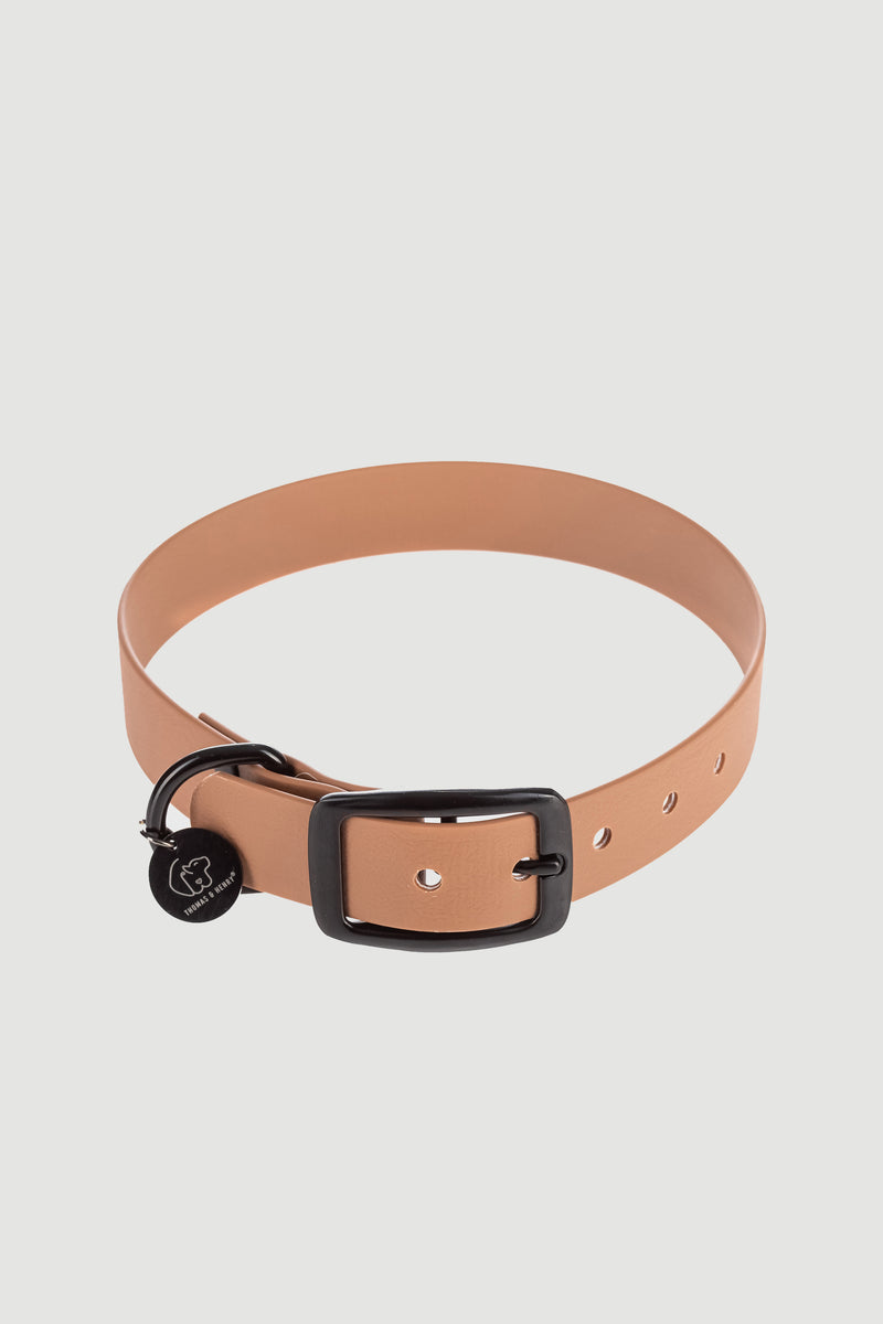 Active wear for active dogs </p> Set Hundehalsband und Leine in braun