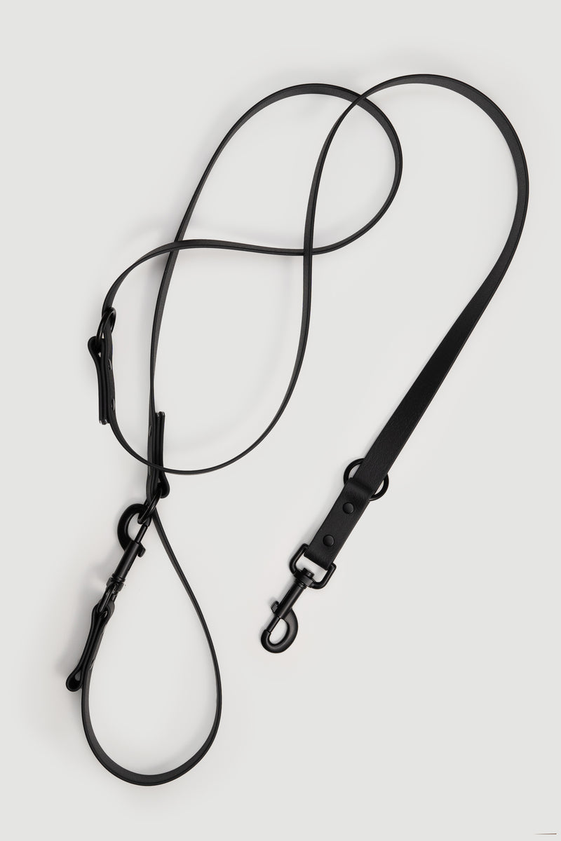 Active wear for active dogs </p> Set Hundehalsband und Leine in schwarz