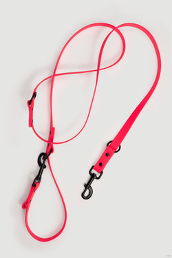 Active wear for active dogs </p> Leine in pink 2 Meter 3-fach verstellbar