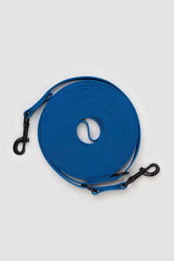 Active wear for active dogs </p> Schleppleine in blau 10 Meter 2-fach verstellbar