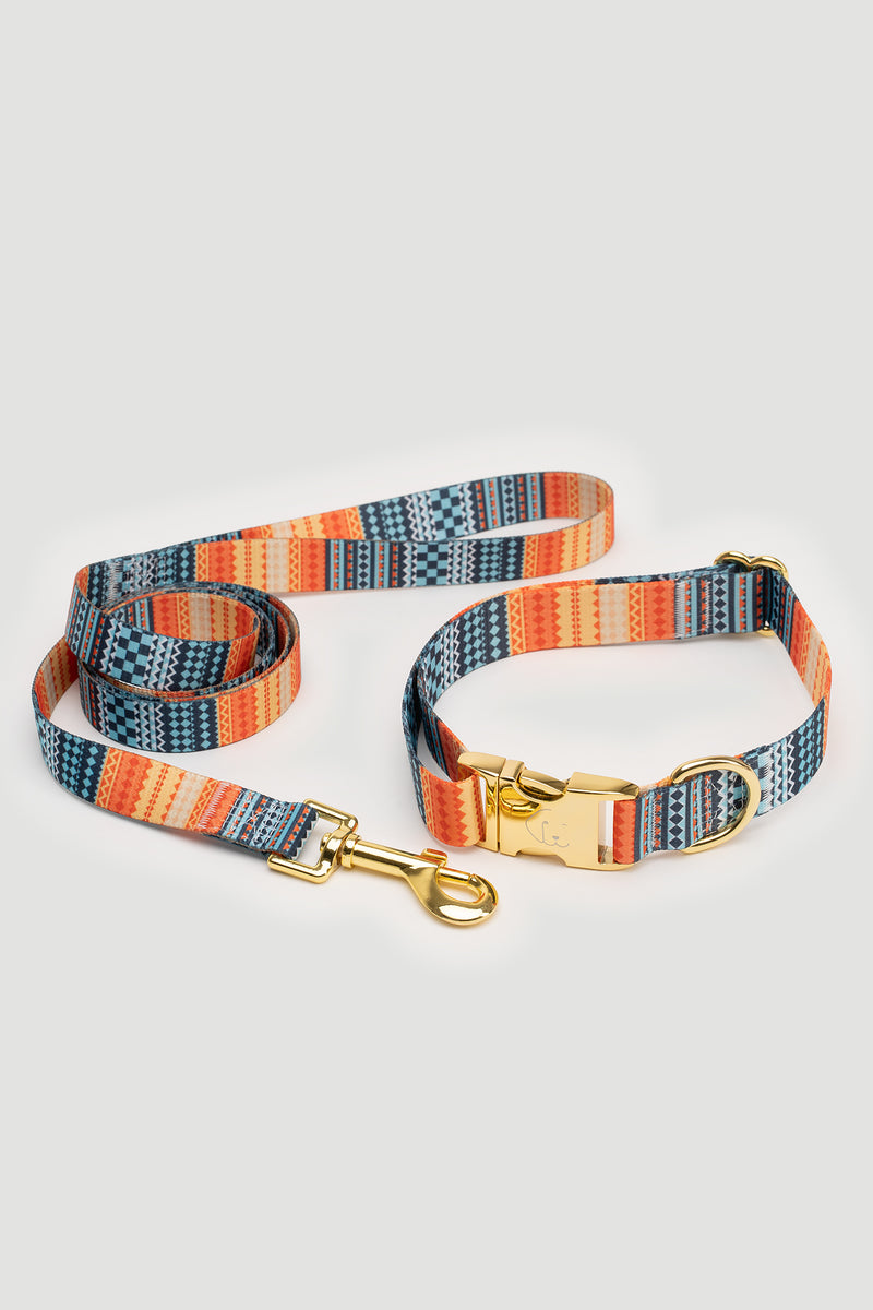 THE GOLD EDITION Set No.3 Hundehalsband und Leine